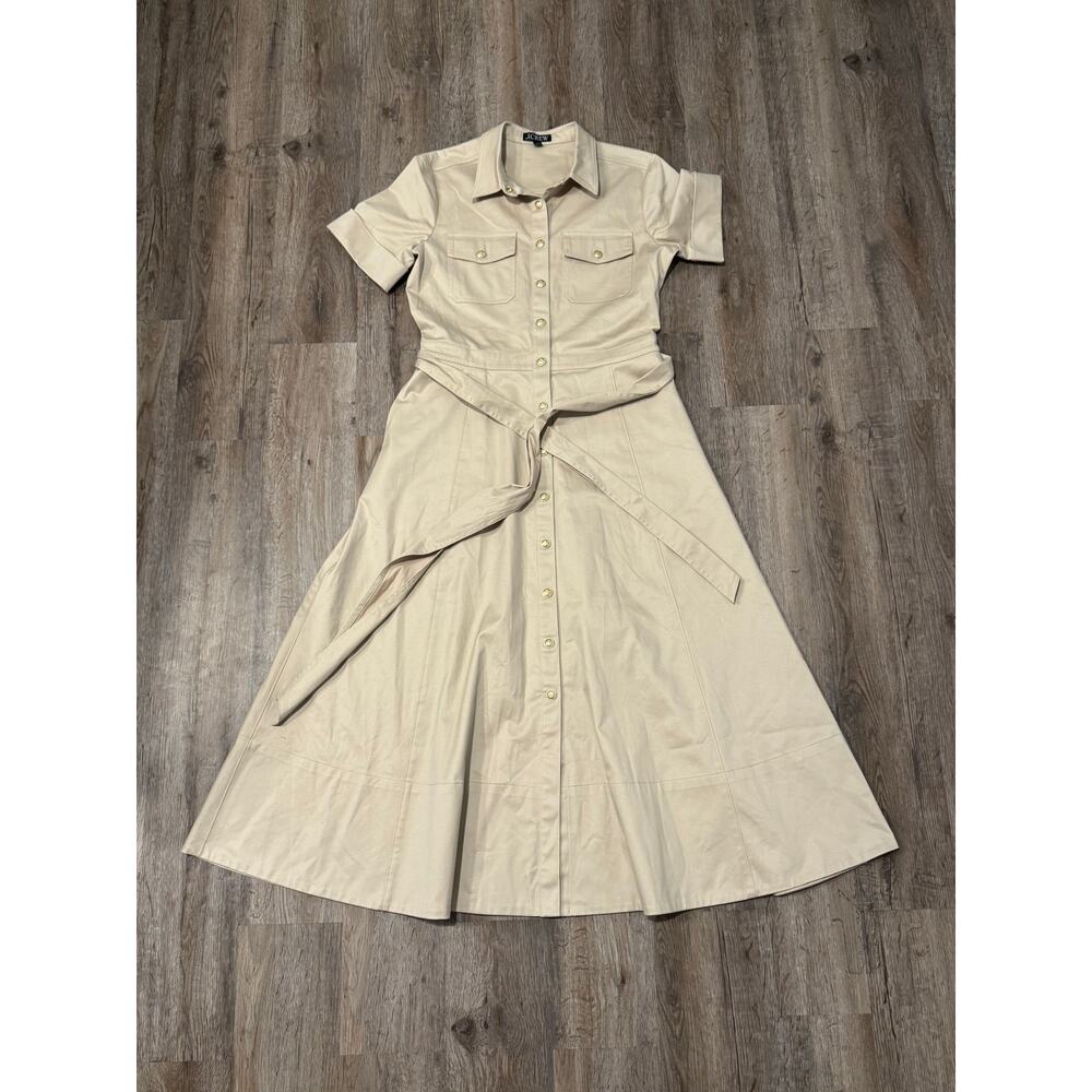 J. Crew Women’s Tie-Waist Shirtdress Size 6